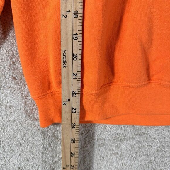 Lonely Ghost Crew Neck Sweatshirt Womens Small Orange Text Me When You Get Home‎ - Picture 5 of 8